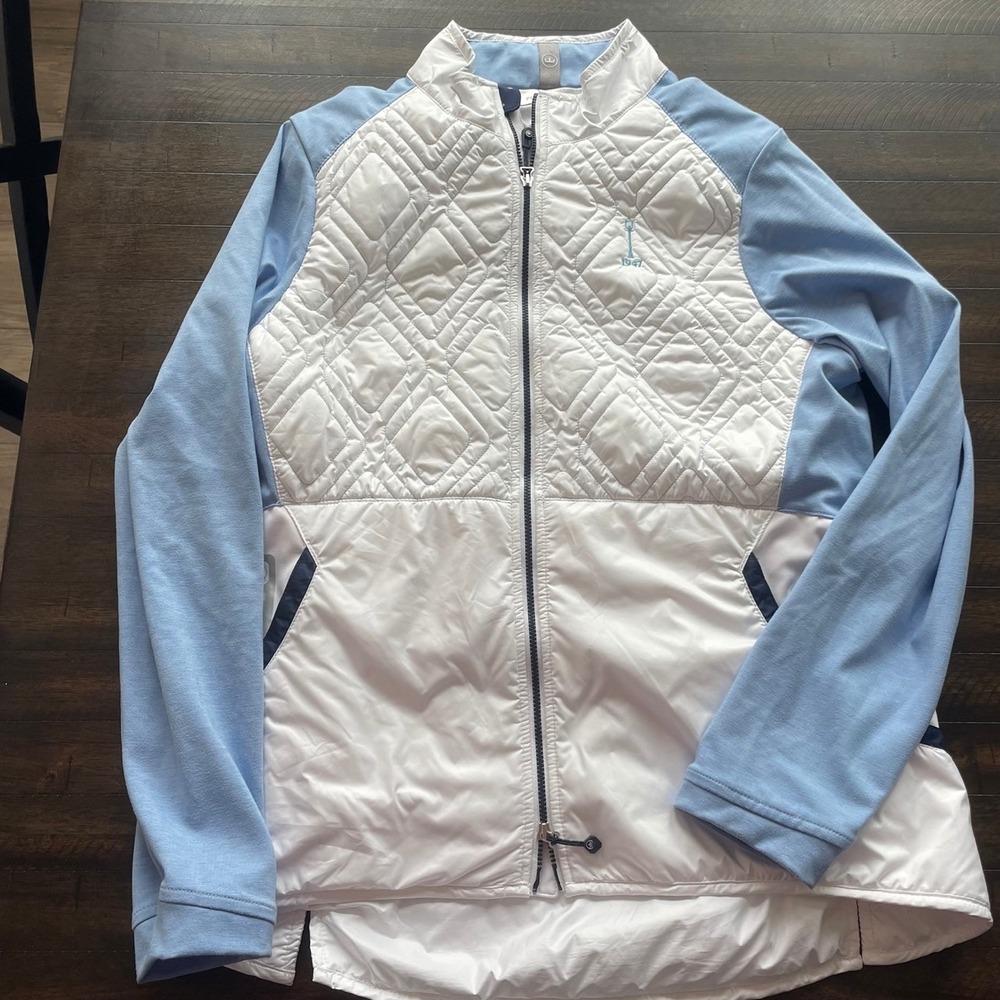 Peter Millar Quilted Golf Jacket Pullover Madelin… - image 1